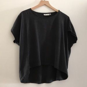 Only Child Clothing -  Alta Top - Black Silk Noil - S/M